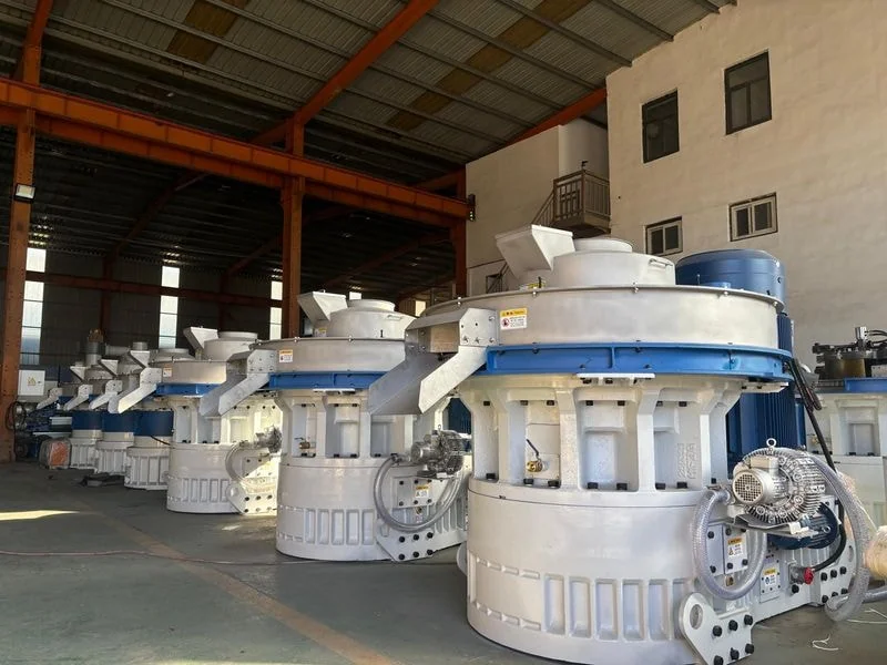 Pellet production line layout integration